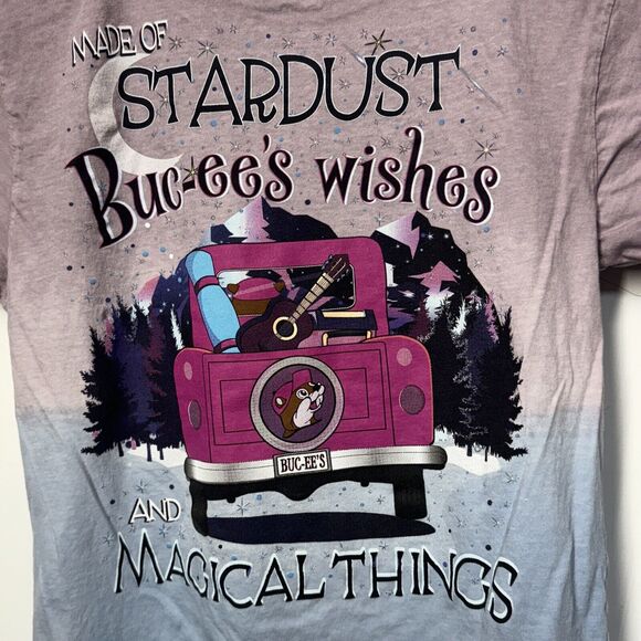 Buc-ee’s Stardust Buc-ee's Wishes And Magical Things Shirt Size M Tie Dye - Picture 5 of 5